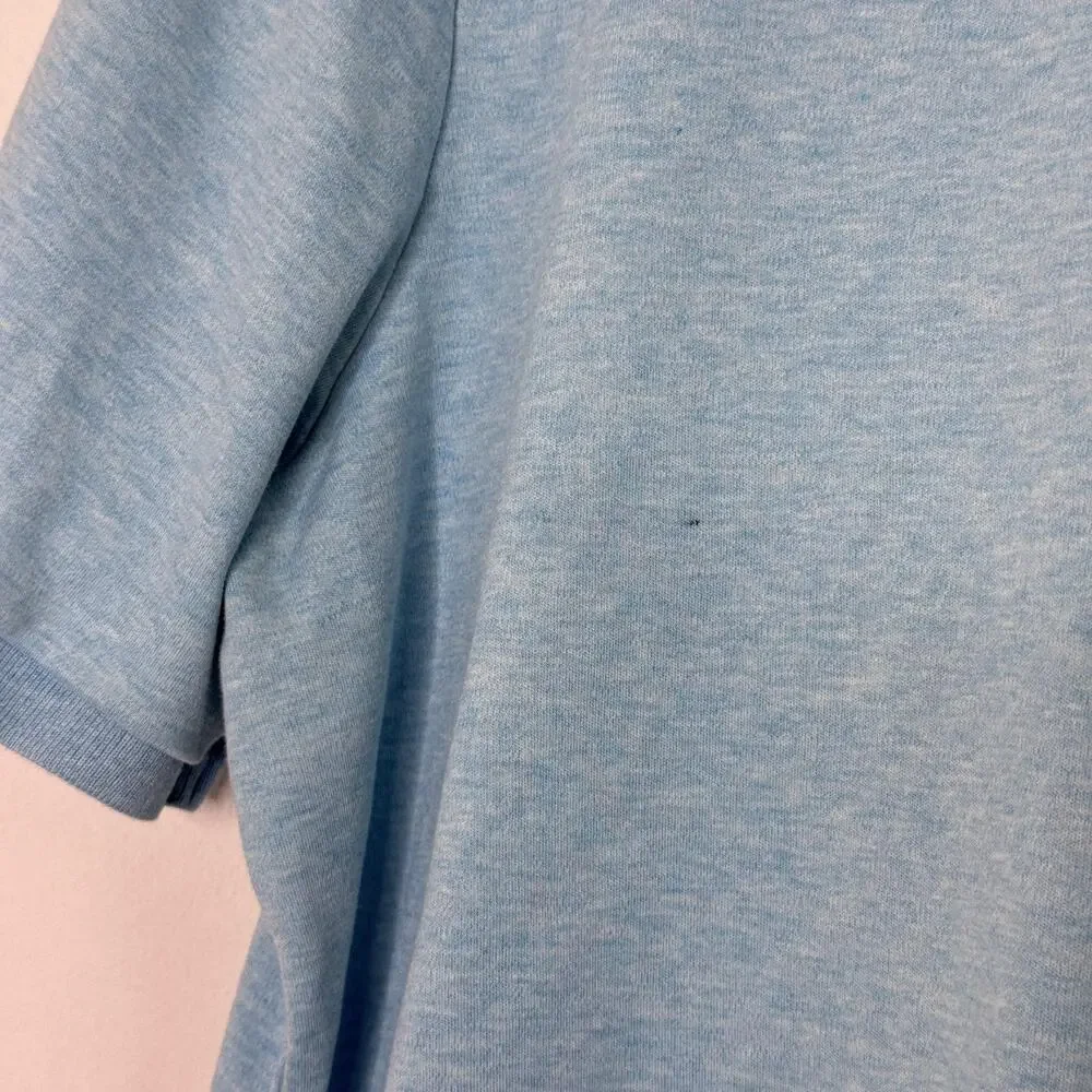 Polo Ralph Lauren Polo Shirt Mens Large Light Blue Flesh Pony Classic Fit Cotton